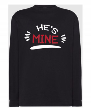 Walentynki Longsleeve męski dla Par Mine Mój L