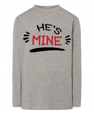 Walentynki Longsleeve męski dla Par Mine Mój XS