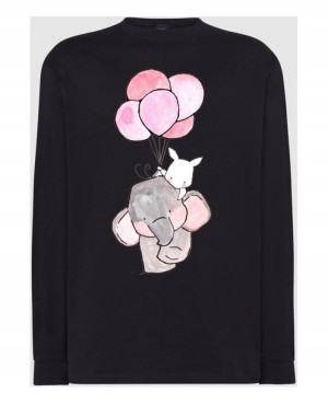 Walentynki Longsleeve męski Słonik Balony r.XL