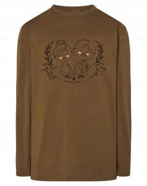 Walentynki Longsleeve nadruk Para Mr Mrs r.3XL