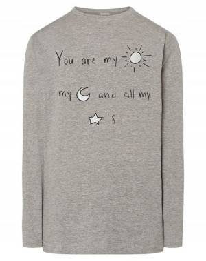 Walentynki Prezent Longsleeve męski nadruk r.M