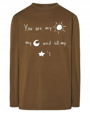 Walentynki Prezent Longsleeve męski nadruk r.M