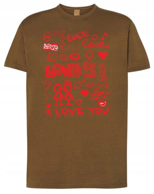Walentynki Prezent T-Shirt męski Miłość Love r.XL