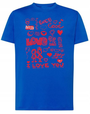 Walentynki Prezent T-Shirt męski Miłość Love r.XXL