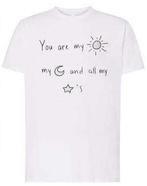 Walentynki Prezent T-Shirt męski nadruk napisy 4XL
