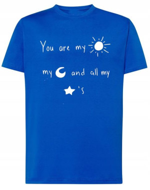 Walentynki Prezent T-Shirt męski nadruk napisy XL