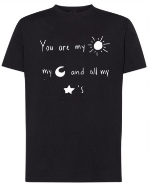 Walentynki Prezent T-Shirt męski nadruk napisy XS