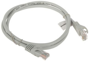 Patchcord Rj45/6/1.0-grey 1.0 m