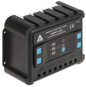Regulator Solarny Ładowania Akumulatorów Scc-20a-mppt Azo Digital