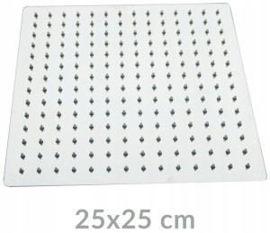 Deszczownica kwadratowa 25x25 Hydroland ULTRA SLIM