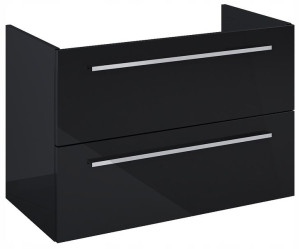 Komoda 80 2S Elita KWADRO PLUS 167651 czarny