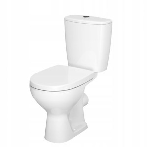 Kompakt WC bez kołnierza + deska antybakteryjna