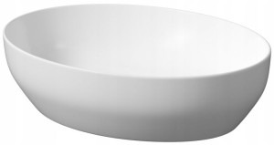 Umywalka nablatowa elipsa 50x38 Cersanit LARGA
