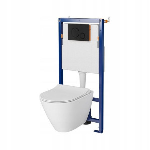 Miska WC CITY OVAL + deska wolnoopadająca