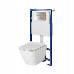 Miska WC CITY SQUARE + deska wolnoopadająca
