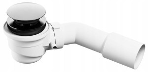 Syfon wannowy klik-klak Cersanit S904-010 chrom
