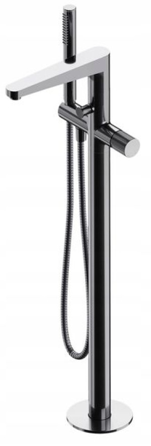 Bateria wannowa wolnostojąca Omnires CONTOUR chrom