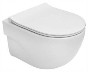Miska WC Rimless + deska wolnoopadająca slim Roca