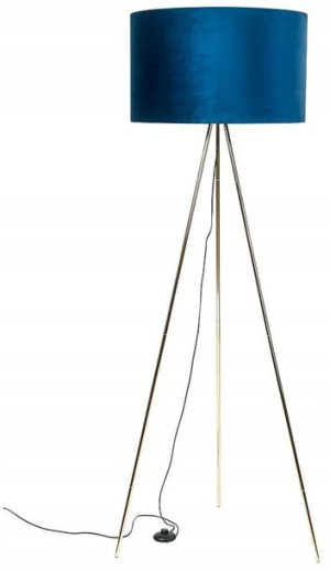lampa stojaca podlogowa led granatowa trojnog