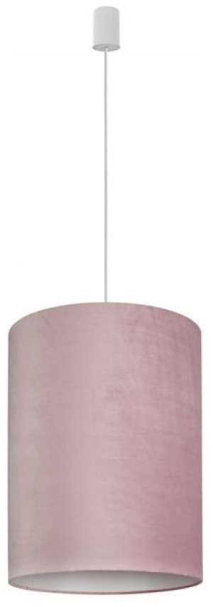Rozowa nowoczesna lampa wiszaca aksamit