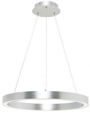 Nowoczesna srebrna lampa wiszaca sufitowa LED
