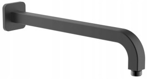 Ramię prysznicowe ścienne 35 cm Omnires czarny mat