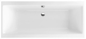 Wanna prostokątna 180x80 Excellent PRYZMAT SLIM