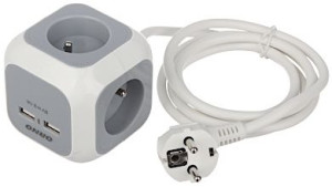 Listwa Zasilająca Or-ae-13144 (4 Gniazda + 2 Usb) Orno