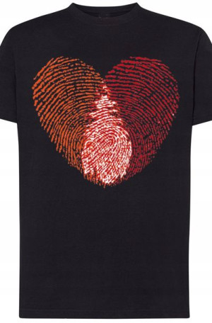 Walentynki Serce T-Shirt Odcisk Nadruk r.XXL