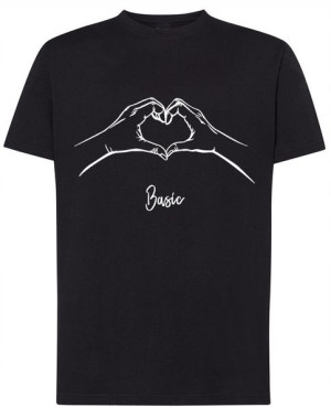 Walentynki T-Shirt męski Basic Love MIŁOŚĆ r.5XL