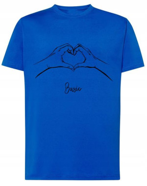 Walentynki T-Shirt męski Basic Love MIŁOŚĆ r.XS