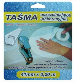 Taśma Wykończeniowa Silikonowa 41mm x 3,2m Unimet
