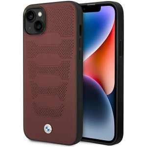 Etui BMW BMHCP14S22RPSR Apple iPhone 14 burgundowy/burgundy Leather Seats P
