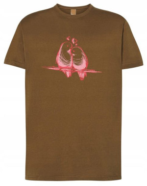 Walentynki T-Shirt męski Ptaszki Miłość r.XS