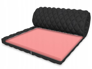 Materac Nawierzchniowy 200x200 visco Topper 4 cm