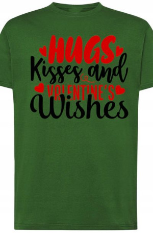 Walentynki T-Shirt Nadruk Prezent Love r.M