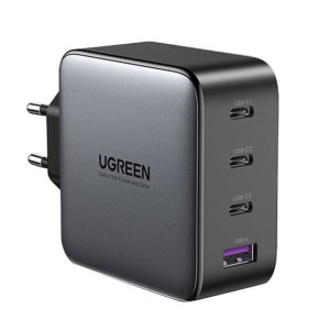 Ładowarka sieciowa UGREEN CD226, 3x USB-C, 1x USB-A, GaN, PD3.0, QC4+, 100W