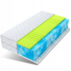 Materac 80x200 lateks Clima BlueGel nature PONTOS