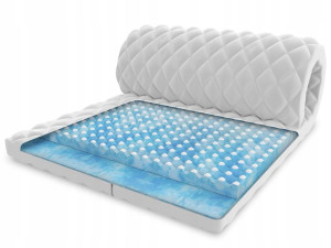 Materac masujący 100x200 2x pianka HR Topper 8cm