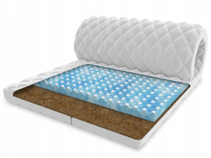 Materac masujący 180x200 HR kokos Topper 5 cm