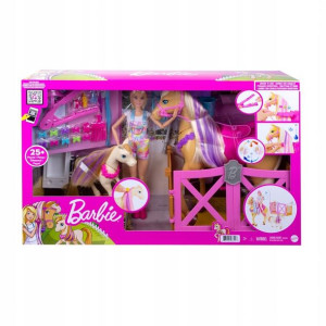 Barbie GXV77 Koniki Stylizacja Zestaw