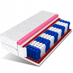 Materac 180x200 MEMORY 2x visco pocket 26cm