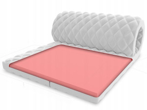 Materac Nawierzchniowy 100x200 visco Topper 5 cm
