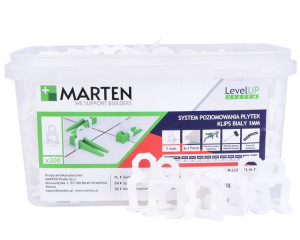 System Poziomowania Płytek Level-up Klipsy 200 1mm