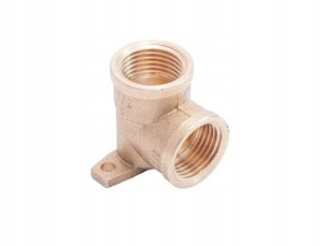 Kolano Mosiężne Mufowe Gw 1/2x1/2 Cala