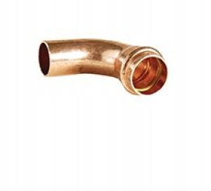 Ibp Łuk 90° Jednokielichowy 22mm Press Gas Kolano