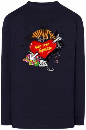 We Love Spain Bluza Longsleeve Modna r.M