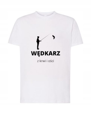 WĘDKARSKI T-Shirt Wędkarz z Krwi i Kości R.XS