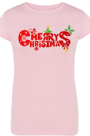 Wesołych Świąt Damski T-Shirt Prezent Rozm.L