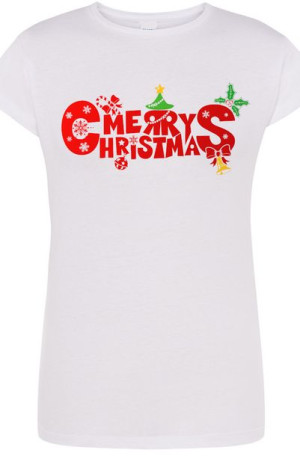Wesołych Świąt Damski T-Shirt Prezent Rozm.XXL